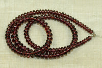 Stunning Smooth Garnet Rondelles