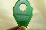Tuareg Glass "Key", Emerald Green