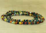 Old Tradewind Glass and Ceramic Beads, 2-4mm Multi-Color