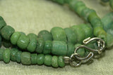 Lovely Ancient Chartreuse Tradewind Glass Beads