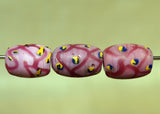 Antique Pink Pineapple Bead, Venetian 1700's