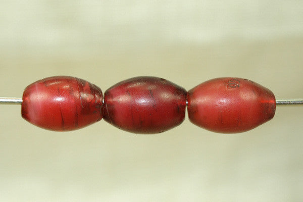 Venetian Red Glass "Samburu" Bead