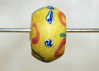Yellow Venetian Bicone with Design