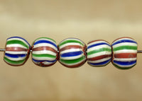 Rare Venetian Glass Beads, Set of Five