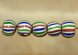 Rare Venetian Glass Beads, Set of Five