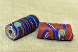 Wild and Chunky Millefiore Glass Bead