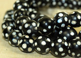 Strand of Antique "Skunk Beads"