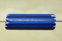 Antique Cylindrical Chevron Bead