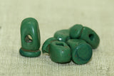 Antique Green Venetian Trade drop Bead