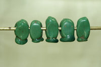 Antique Green Venetian Trade drop Bead
