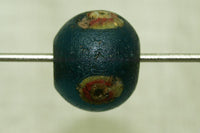 Ancient Blue-Green Glass Roman Eye Bead, B