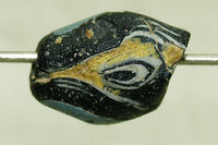 Ancient Roman Glass Bicone Eye Bead