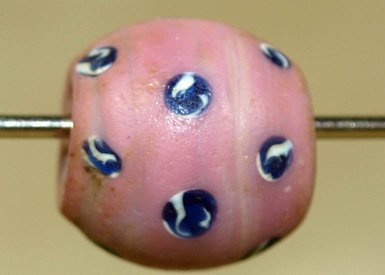 Antique Venetian Pink Eye Bead