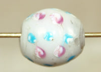 Antique Venetian Eye White Bead