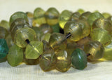 Antique Jonquil/Yellow Vaseline Beads