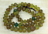 Antique Jonquil/Yellow Vaseline Beads