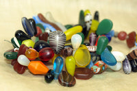 Czech Pressed Glass Wedding Beads From Mali