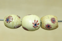 Ivory Colored Venetian Eye BEad