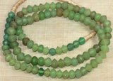 Small Seafoam Green Vaseline Beads