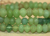 Small Seafoam Green Vaseline Beads