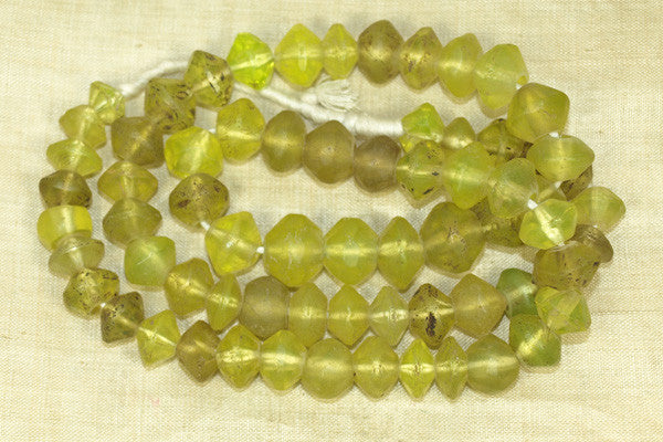 Greasy-Green Vaseline Beads