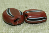 Unusual Antique Small Tabular Beads