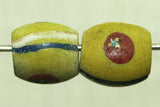 Antique Venetian Yellow Eye Bead