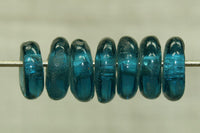 New Aqua Glass Beads from Ghana