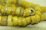 Small Yellow Hebron Beads