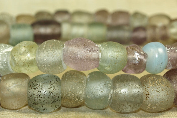 Antique Clear and Purple Dogon Beads from the 1700s