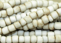 Vintage 1970s Off White Glass Beads from Indonesia