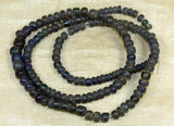 Ancient Dusty Blue Tradewind Glass Beads