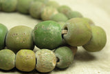 Strand of Chartreuse Majapahit beads