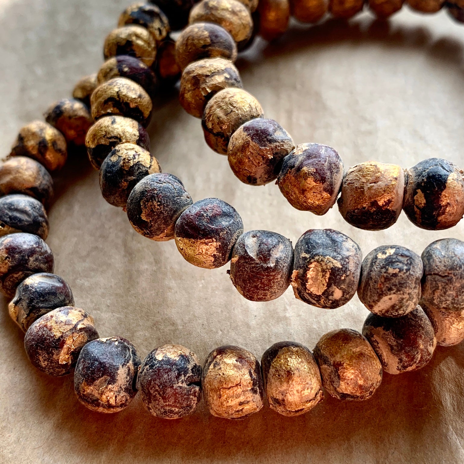 Aromatic Cedar Mala Bracelet, 27 Beads - DharmaCrafts