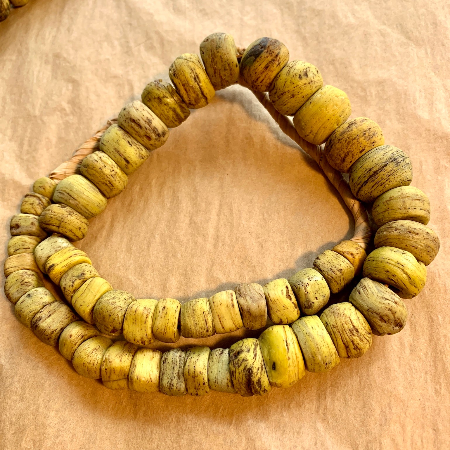 Grey horn nuggets natural beads - Beads and Pieces