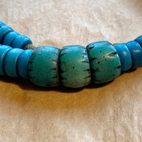Antique Blue Beads, Nagaland