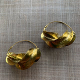 Fulani Brass Earrings, Medium