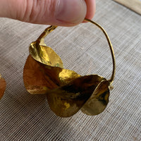 Fulani Brass Earrings, Medium