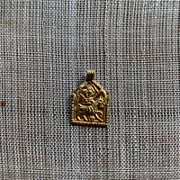 18 KT Gold Hindu Raja Pendant, India