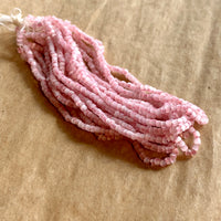 Vintage 11º Pink Sateen Seed Beads