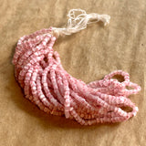 Vintage 11º Pink Sateen Seed Beads