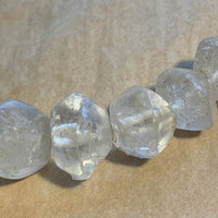 Antique Rock Crystal Beads, Mali