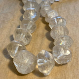 Antique Rock Crystal Beads, Mali