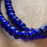 Cobalt Blue Glass Padre Beads
