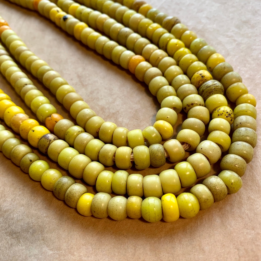Bright Yellow Padre Beads