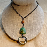 Tuareg Silver Ring Necklace