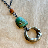 Tuareg Silver Ring Necklace