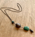 Mauritania Silver, Tibetan Turquoise Necklace