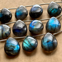 Large Labradorite Briolettes, Smooth