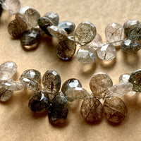 Rutilated Quartz Briolettes